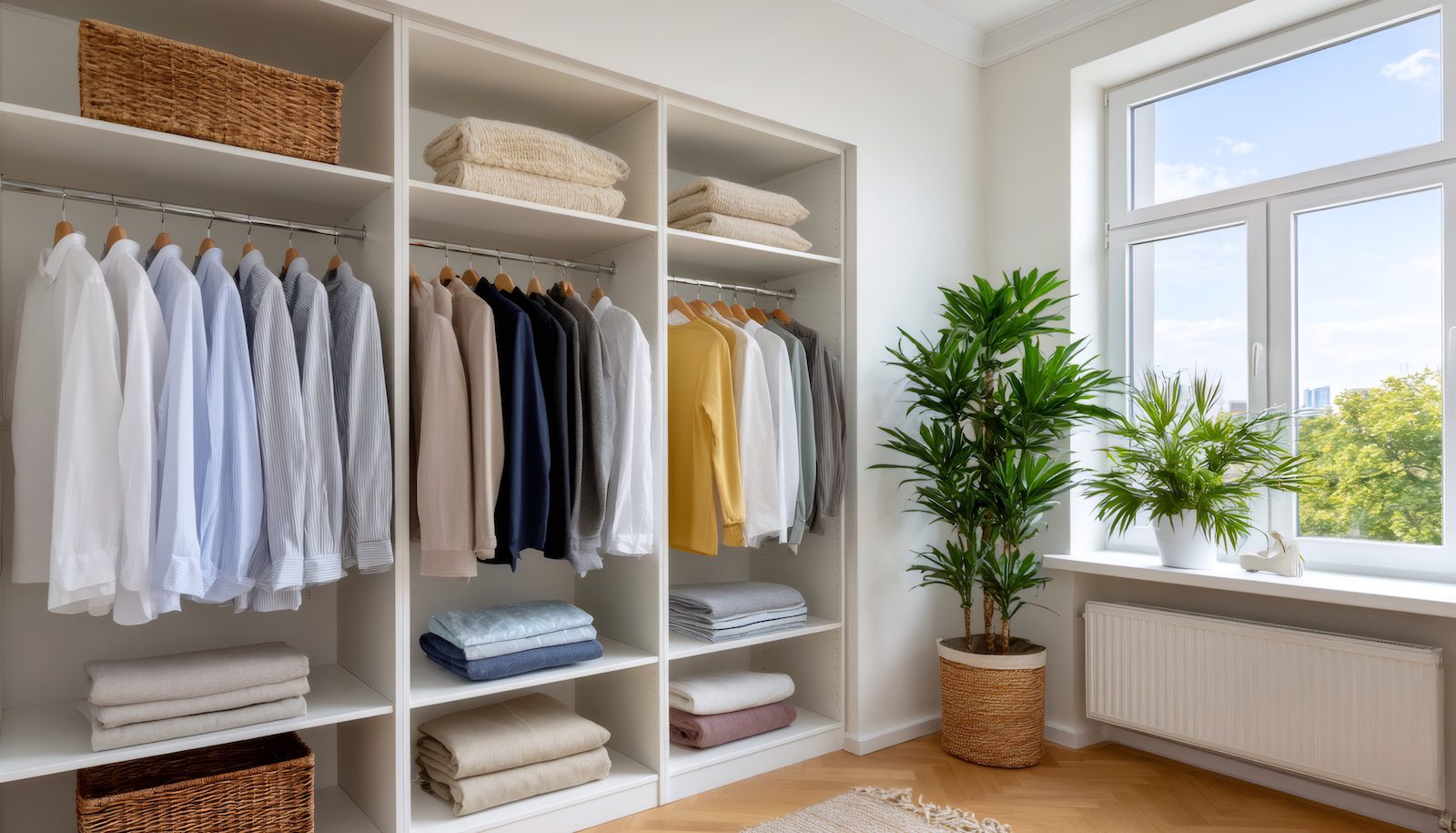 Organized and Decluttered Closet